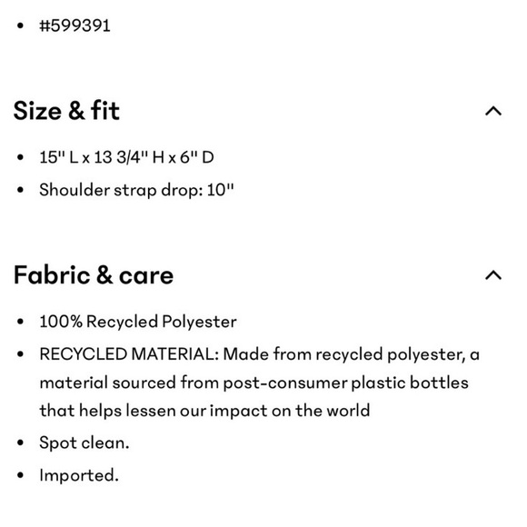 Athleta Dark Blue and White Tote Bag - Picture 6 of 7